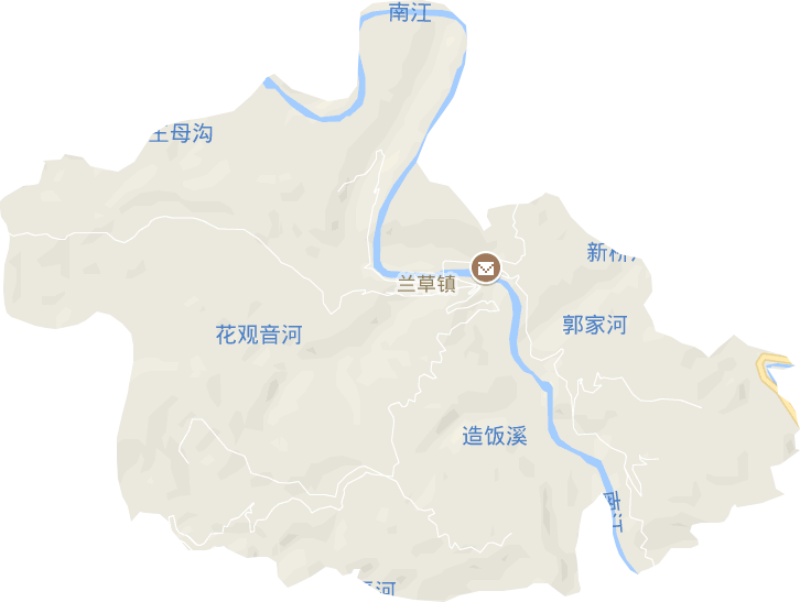 兰草镇电子地图