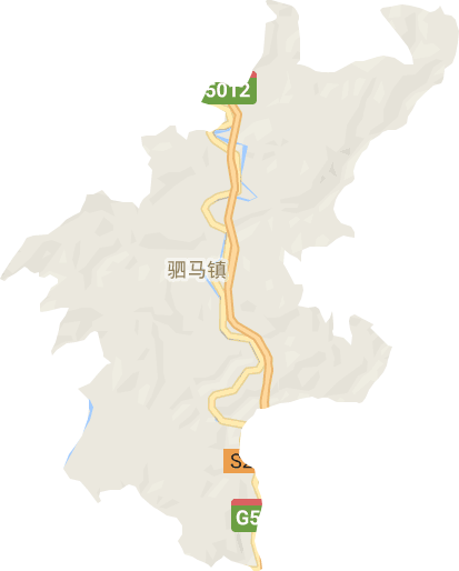 驷马镇电子地图