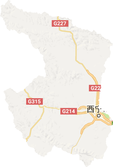 西宁市电子地图