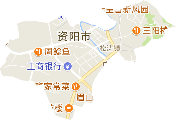 三贤祠街道电子地图
