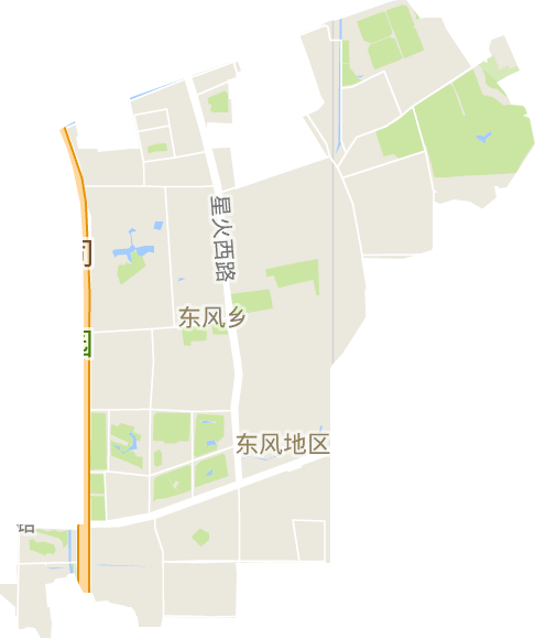 东风地区办事处电子地图