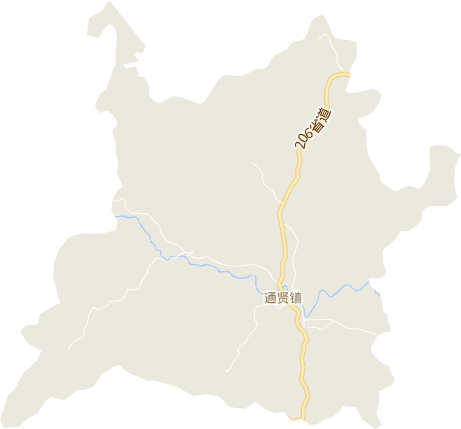 通贤镇电子地图