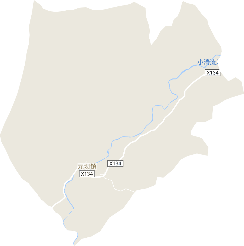 元坝镇电子地图