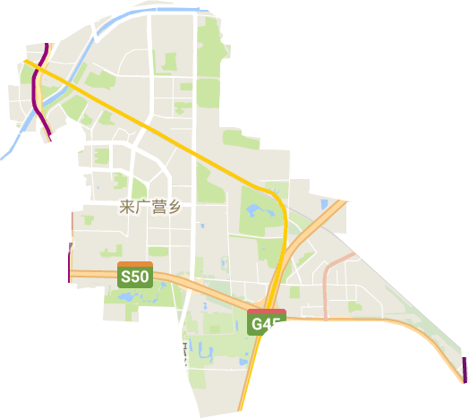 来广营地区办事处电子地图