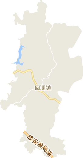 回澜镇电子地图