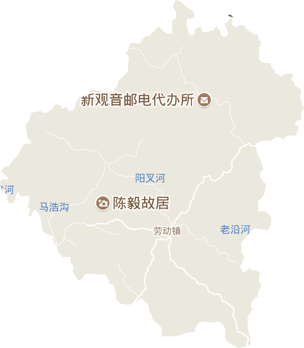 劳动镇电子地图