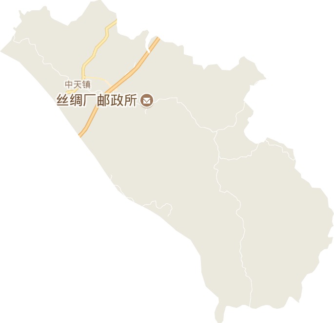 中天镇电子地图