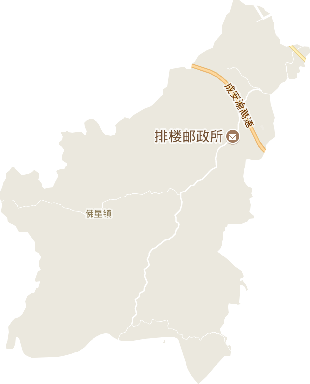 佛星镇电子地图