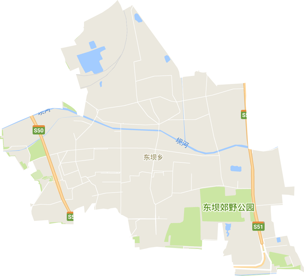 东坝地区办事处电子地图