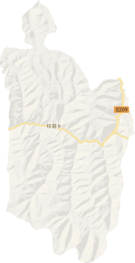 梭磨乡电子地图