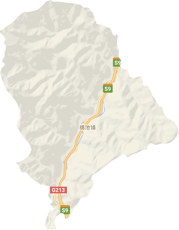 绵虒镇电子地图