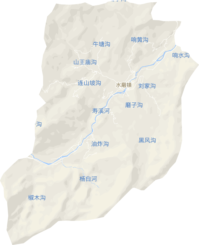 水磨镇电子地图