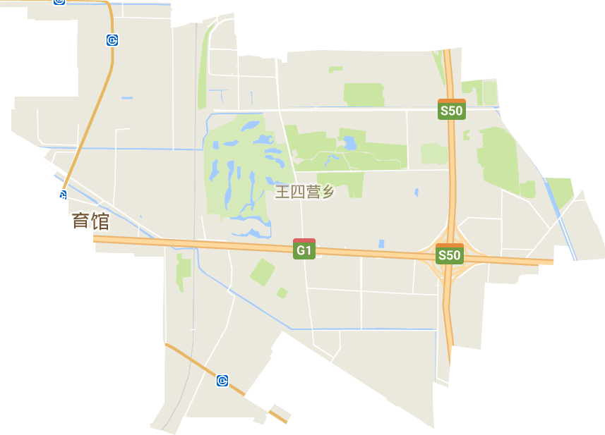 王四营地区办事处电子地图