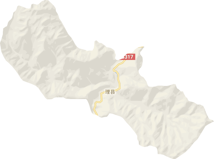 杂谷脑镇电子地图