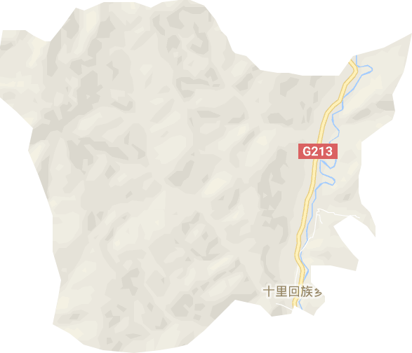 十里回族乡电子地图