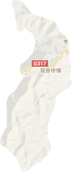 观音桥镇电子地图