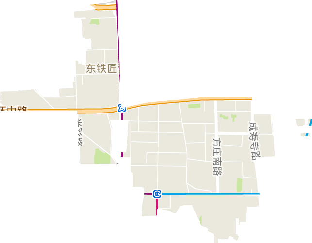 东铁匠营街道电子地图