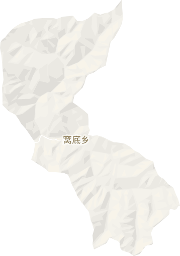 窝底乡电子地图
