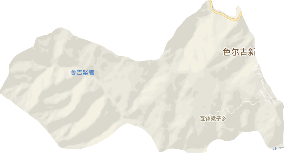 瓦钵梁子乡电子地图