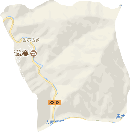 色尔古镇电子地图