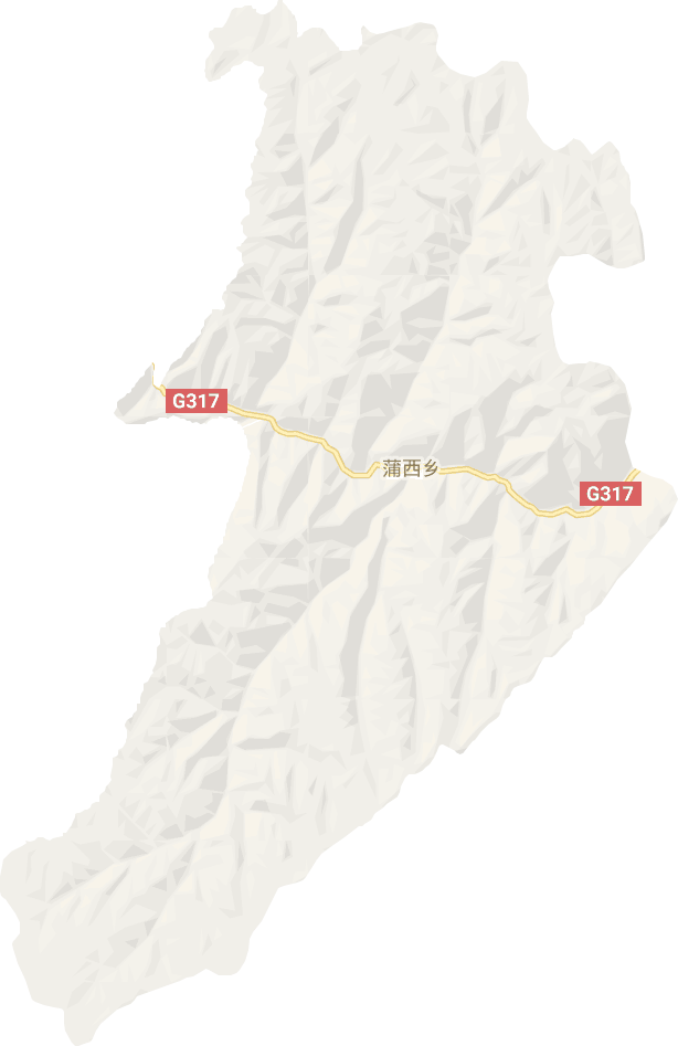蒲西乡电子地图