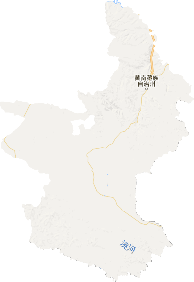 黄南州电子地图