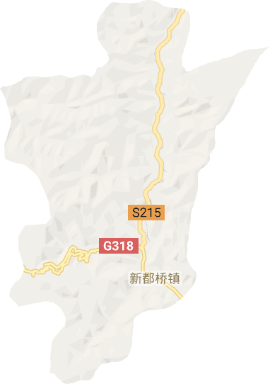 新都桥镇电子地图