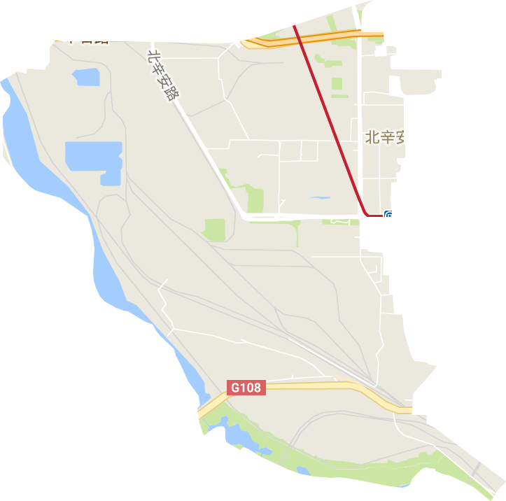古城街道电子地图