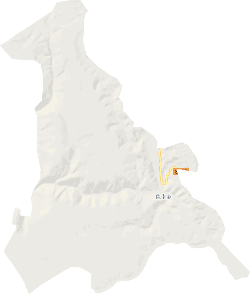 色卡乡电子地图