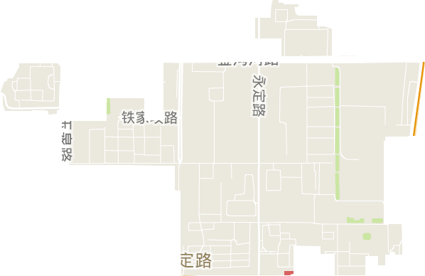 永定路街道电子地图