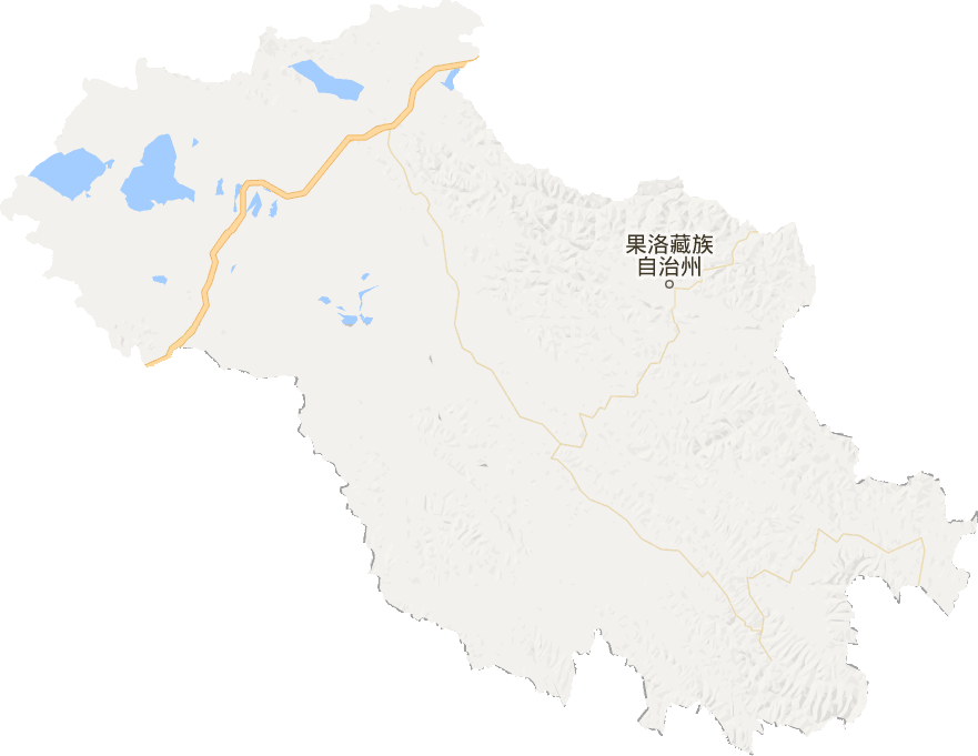 果洛州电子地图