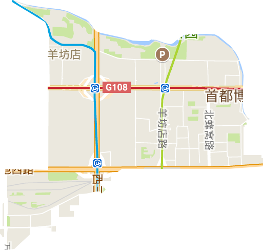 羊坊店街道电子地图