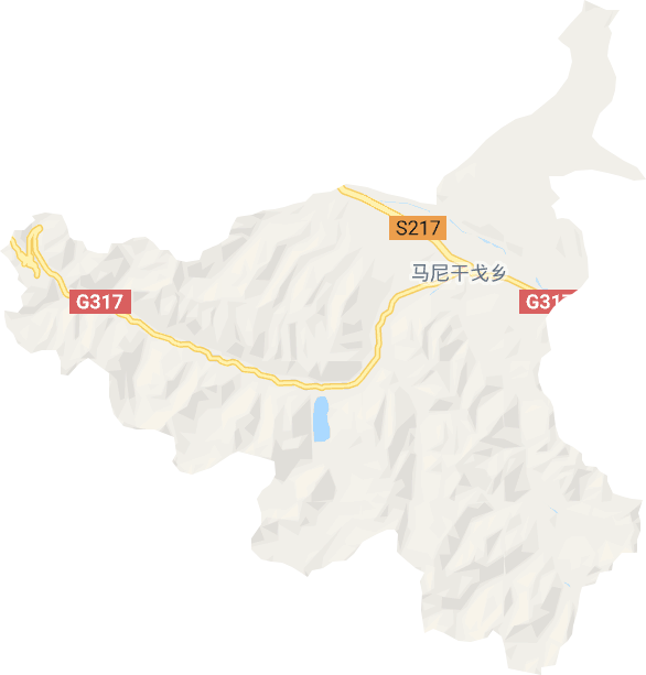 马尼干戈镇电子地图