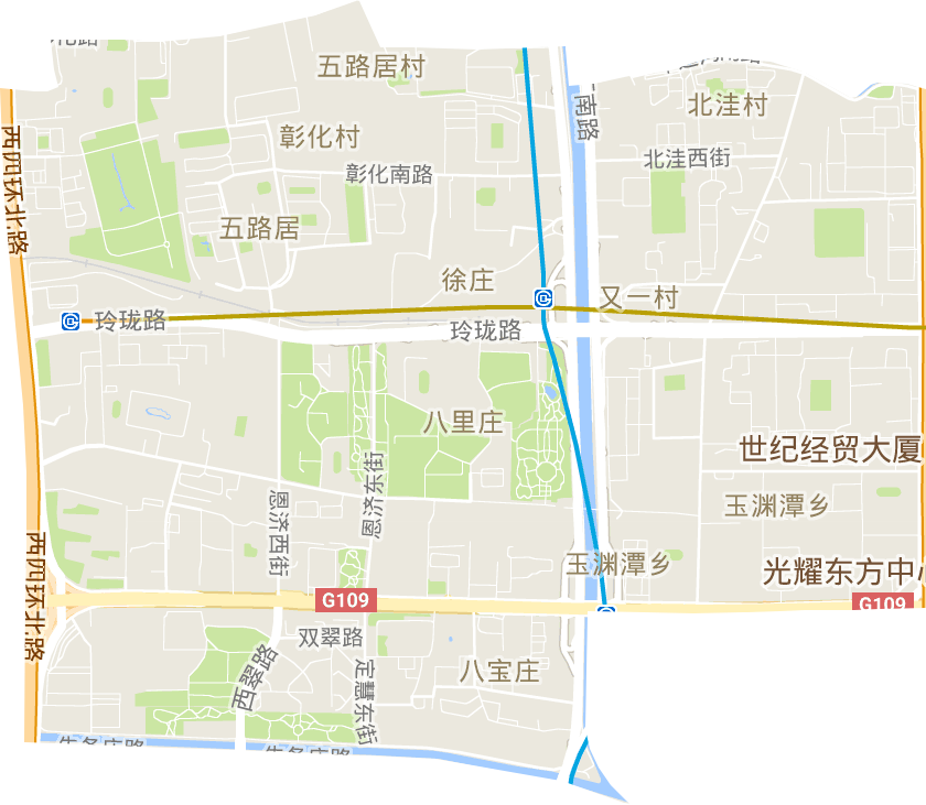 八里庄街道电子地图