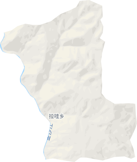 拉哇乡电子地图