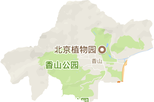 香山街道电子地图