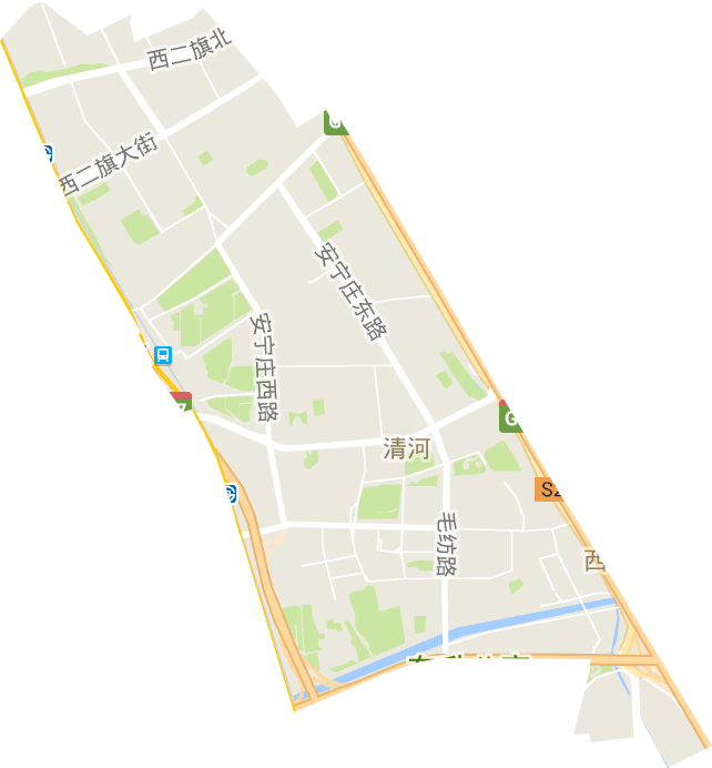 清河街道电子地图