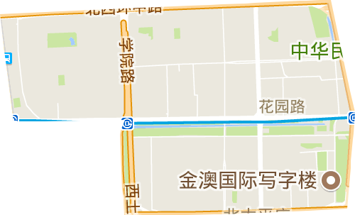 花园路街道电子地图