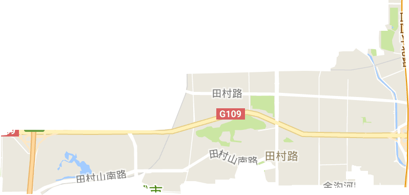 田村路街道电子地图