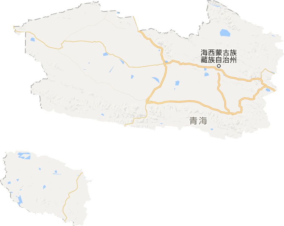 海西州电子地图