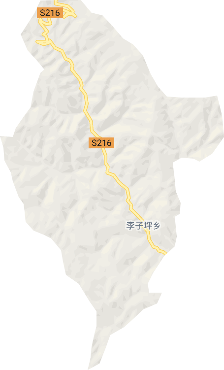 李子坪乡电子地图