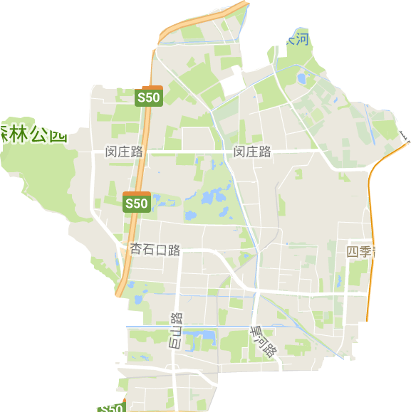 四季青地区办事处电子地图