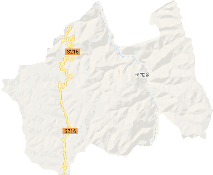 卡拉乡电子地图