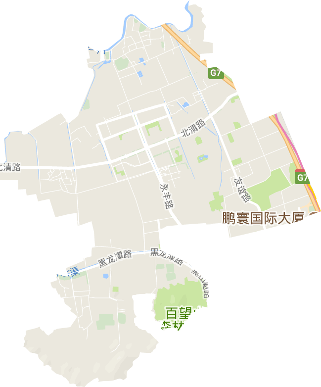西北旺地区办事处电子地图