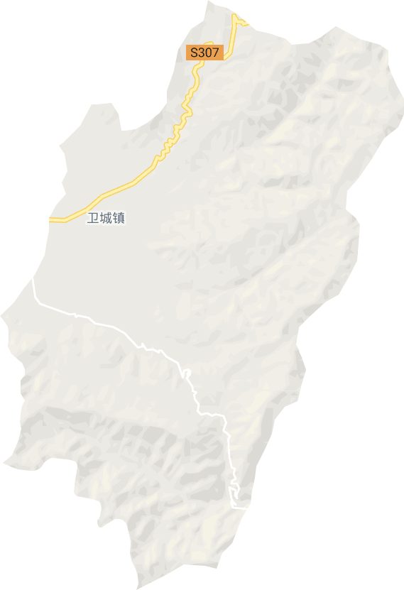 卫城镇电子地图