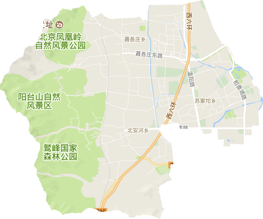 苏家坨地区办事处电子地图