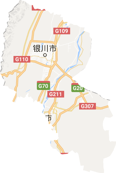 银川市电子地图
