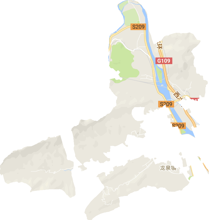 龙泉地区办事处电子地图