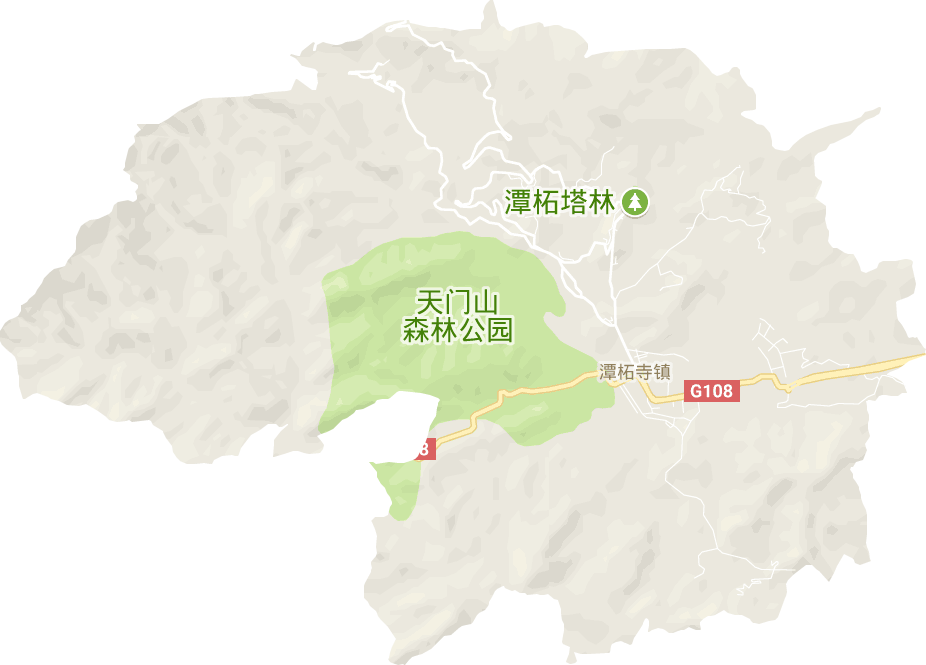 潭柘寺镇电子地图