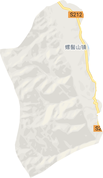 螺髻山镇电子地图